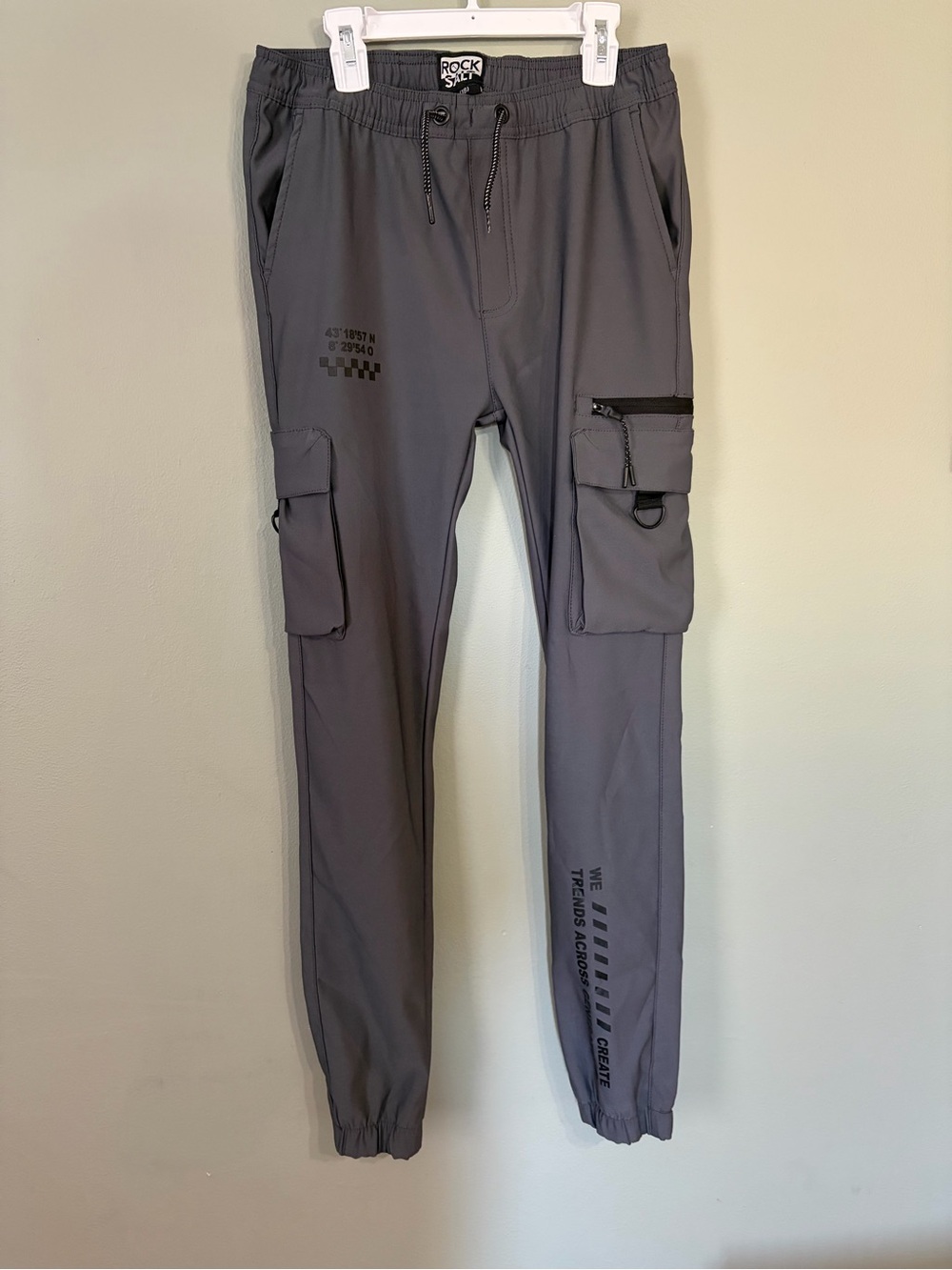 Gray Cargo Joggers for Boys